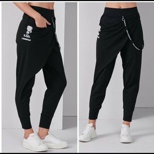Black Karl Lagerfeld Pants